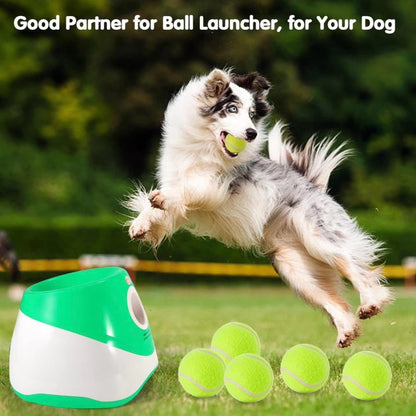 Automatic Dog Ball Launcher - 3 Distance Settings, Indoor & Outdoor Fetch Machine