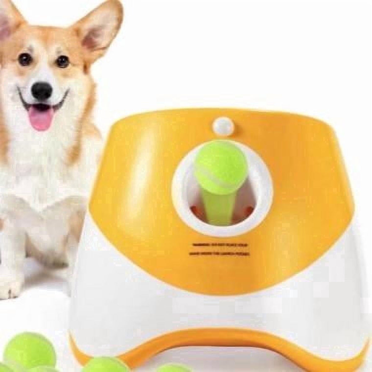 Automatic Dog Ball Launcher - 3 Distance Settings, Indoor & Outdoor Fetch Machine